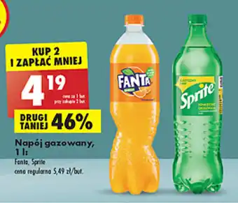 Biedronka CocaCola napoje: fanta, sprite 1l oferta