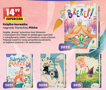 Biedronka Książka laureatka nagrody literackiej "Piórko" oferta
