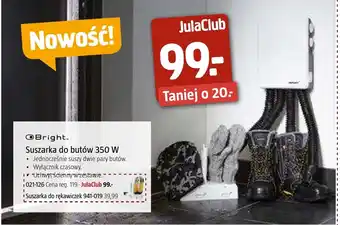 Jula Suszarka do butów bright oferta