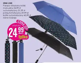 Jaśmin Semi line parasol składany krótki manualny oferta