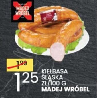 Wafelek Madej Wróbel kiełbasa śląska 100g oferta