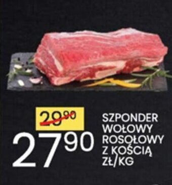 Wafelek Szponder wołowy rosołowy z kością 1kg oferta