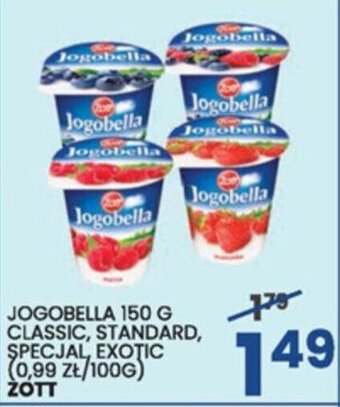 Wafelek Zott jogobella 150g oferta