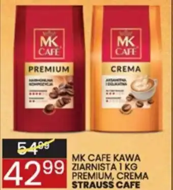 Wafelek Strauss Cafe MK Cafe kawa ziarnista 1kg oferta