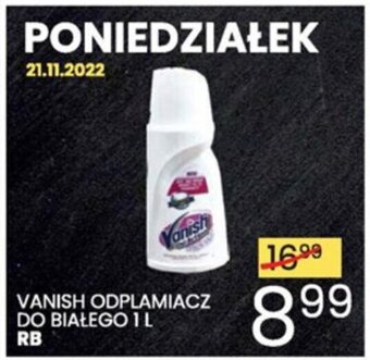 Wafelek RB vanish odplamiacz do białego 1l oferta