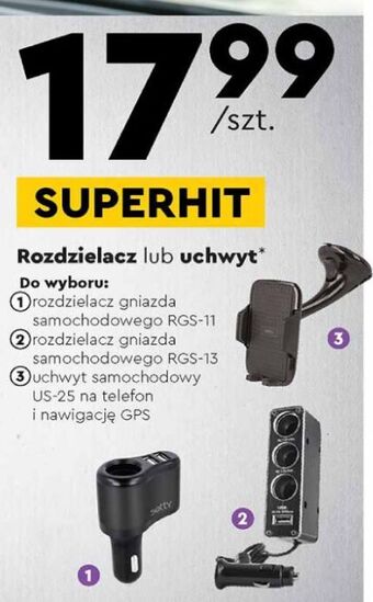 Biedronka Uchwyt samochodowy setty oferta