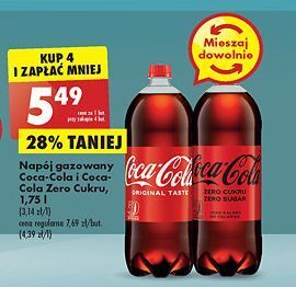 Biedronka Napój coca-cola zero oferta