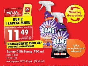 Biedronka Spray do czyszczenia cillit bang koniec z pleśnią oferta