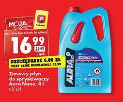 Biedronka Płyn do spryskiwaczy zimowy aura nano oferta