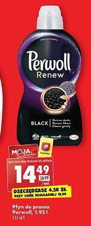 Biedronka Płyn do prania perwoll renew black oferta