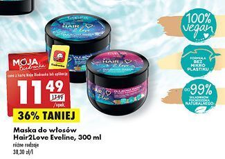 Biedronka Maska do włosów wysokoporowatych eveline hair2love oferta
