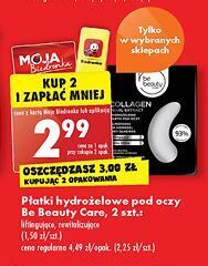 Biedronka Hydrożelowe płatki pod oczy q10 be beauty care oferta