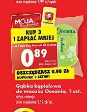 Biedronka Gąbka do masażu oceania oferta