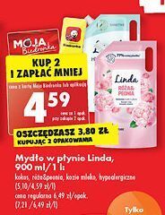 Biedronka Mydło w płynie kokos linda oferta