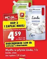 Biedronka Mydło w płynie oliwka linda oferta