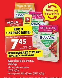 Biedronka Kaszka mleczna manna bobovita oferta