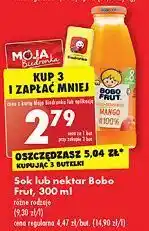 Biedronka Sok brzoskwinia-mango bobo frut oferta