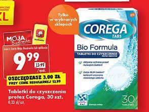 Biedronka Tabletki do czyszczenia protez bio formula corega tabs oferta