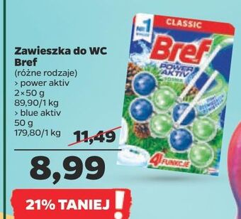 Netto Zawieszka do wc eukaliptus bref color aktiv (wcześniej blue active) oferta