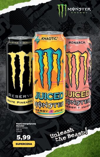 Netto Napoj energetyczny monster energy reserve oferta