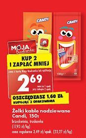 Biedronka Żelki kable pomarańczowe candi oferta