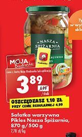 Biedronka Sałatka warzywna pikles nasza spiżarnia oferta