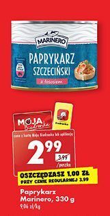 Biedronka Paprykarz szczeciński z łososiem marinero oferta