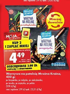 Biedronka Warzywa na patelnię po azjatycku z mieszanką przypraw mroźna kraina oferta