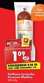 Biedronka Kiełbasa żywiecka smaczne wędliny oferta