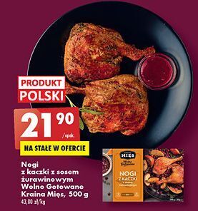 Biedronka Nogi z kaczki sosem żurawinowym kraina mięs oferta