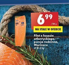 Biedronka Łosoś norweski świeży filet marinero oferta