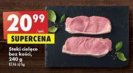 Biedronka Steki cielęce bez kości oferta
