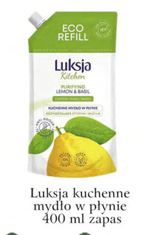 ADEKS Luksja kuchenne mydło w płynie 400ml zapas oferta