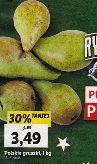 Lidl Polskie gruszki, 1kg oferta