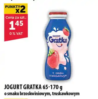 Eurocash Gratka, jogurt 65-170g, brzoskwiniowy, truskawkowy oferta