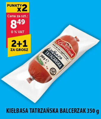 Eurocash Balcerzak, kiełbasa tatrzańska, 350g oferta