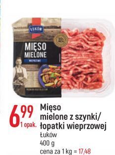 E.Leclerc Mięso mielone z łopatki łmeat łuków oferta