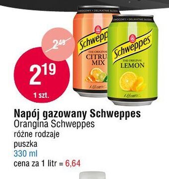 E.Leclerc Napój citrus mix schweppes oferta