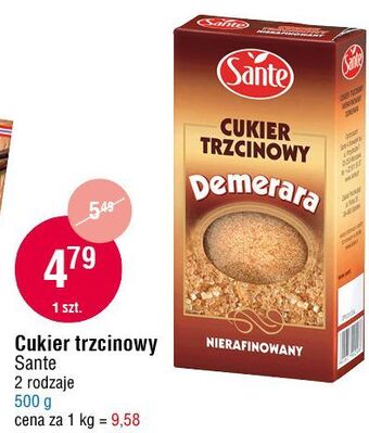 E.Leclerc Cukier trzcinowy demerara sante oferta