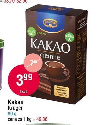 E.Leclerc Kakao ciemne kruger oferta
