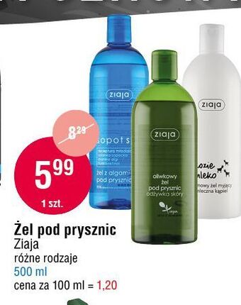 E.Leclerc Oliwkowy żel pod prysznic naturalna odżywka dla skóry ziaja oliwkowa oferta