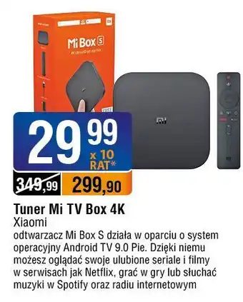 E.Leclerc Odtwarzacz multimedialny mi box 4k xiaomi oferta