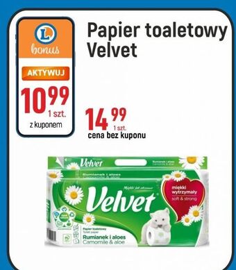 E.Leclerc Papier toaletowy rumianek & aloes velvet oferta