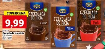 Lidl Czekolada do picia dark kruger oferta