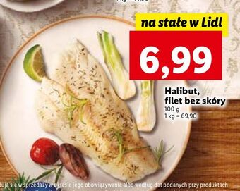 Lidl Halibut filet bez skóry oferta
