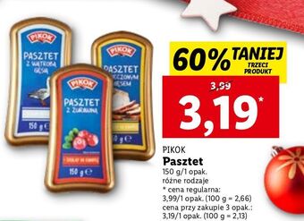 Lidl Pasztet z wątrobą gęsią pikok oferta