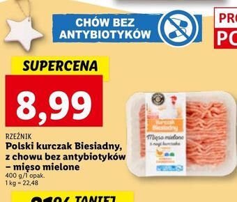 Lidl Mięso mielone z nogi kurczaka rzeźnik codzienna dostawa oferta