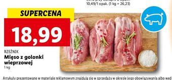 Lidl Golonka wieprzowa bez kości rzeźnik codzienna dostawa oferta