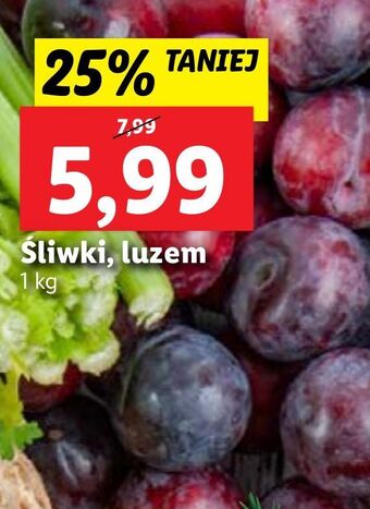 Lidl Śliwki oferta