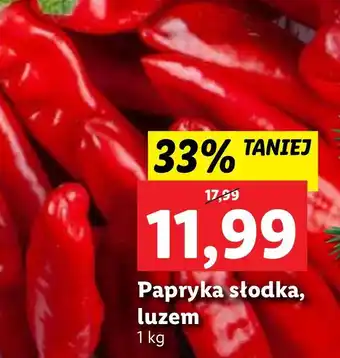 Lidl Papryka czerwona słodka oferta